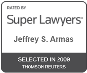 Rated By Super Lawyers Jeffrey S. Armas Selected In 2009 Thomson Reuters